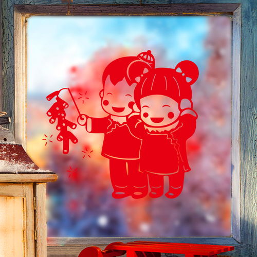 过年家中有这些贴花真的太温馨了,舒适过新年