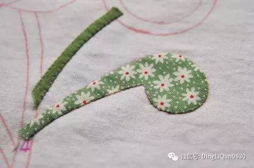 拼布教程 拼布贴花的详细制作流程图