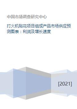 打火机贴花项目组成产品市场供应预测图表 利润及增长速度