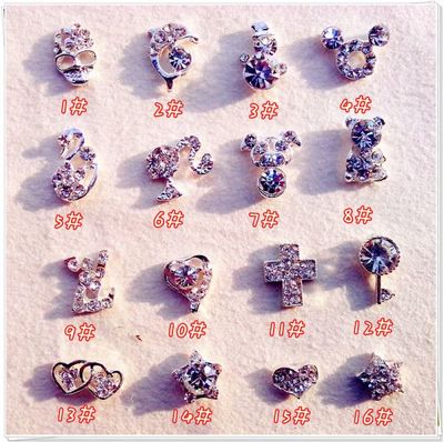 【图】美甲饰品 金属珍珠蝴蝶结 奢华美甲饰品 纯手工镶钻 合金贴花_供应产品_义乌市浩华饰品厂