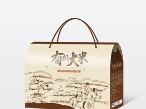 有机传承手提盒设计包装盒礼盒图片 模板下载 五谷杂粮包装图大全 食品包装编号 18590538