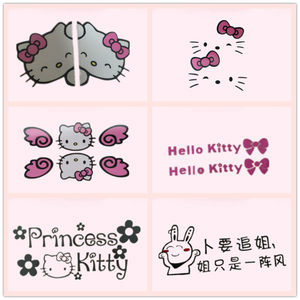 雅迪小龟王电动车小牛贴纸kitty猫贴膜贴纸贴花雅马哈摩托车贴画